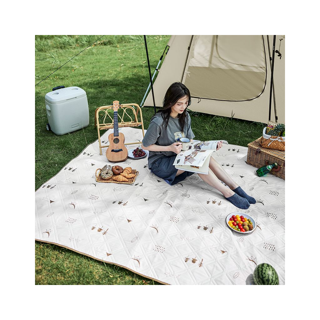 Туристичний килимок Naturehike CNK2300DZ019 180 х 200 см бежевий (6976023922930) - зображення 7