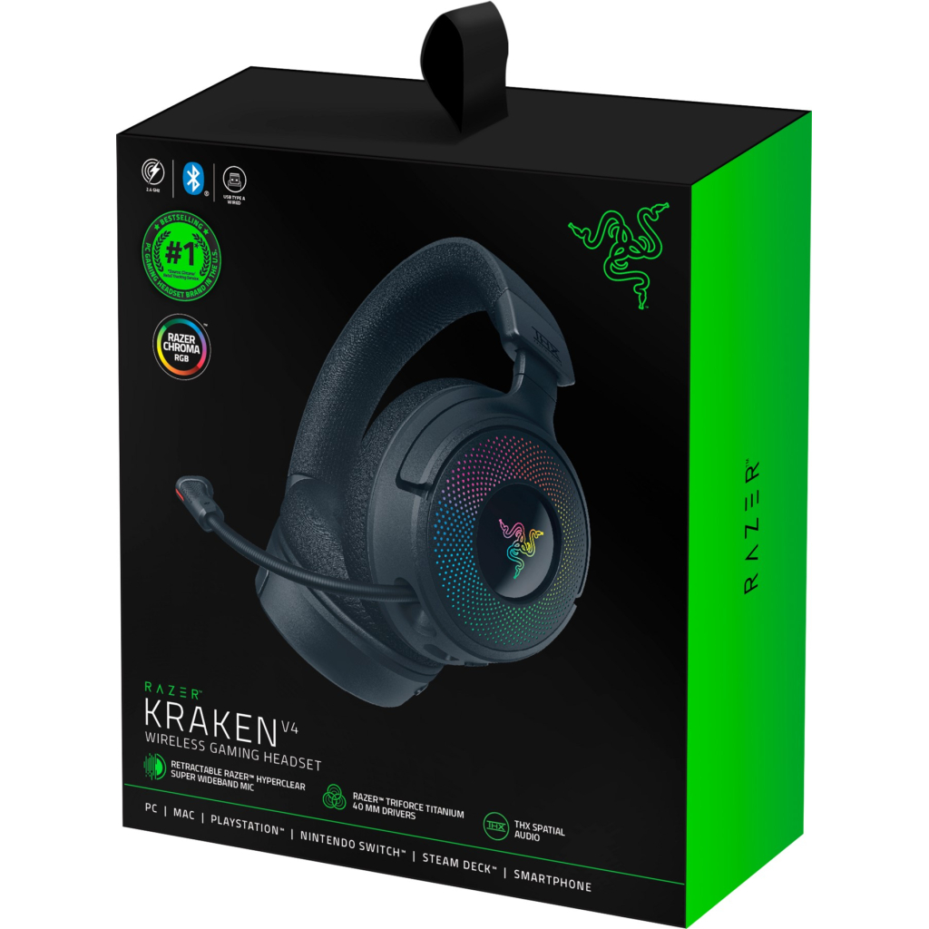 Навушники Razer Kraken V4 Black (RZ04-05170100-R3M1) - зображення 8