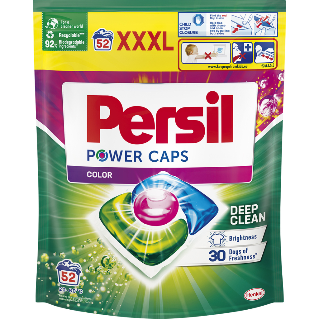 Капсули для прання Persil Колор 52 шт. (9000101537581) - изображение 1