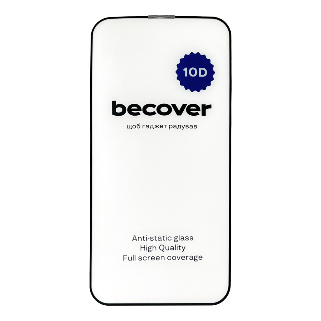 Скло захисне BeCover Apple iPhone 13 Pro 10D Black (711514) - зображення 3