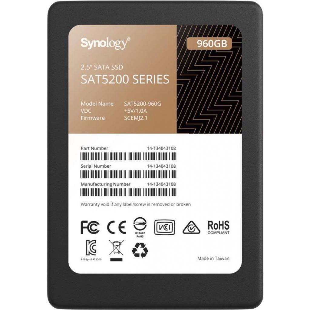 Накопичувач SSD для сервера 960GB SATA 2.5" Synology (SAT5200-960G) - зображення 1