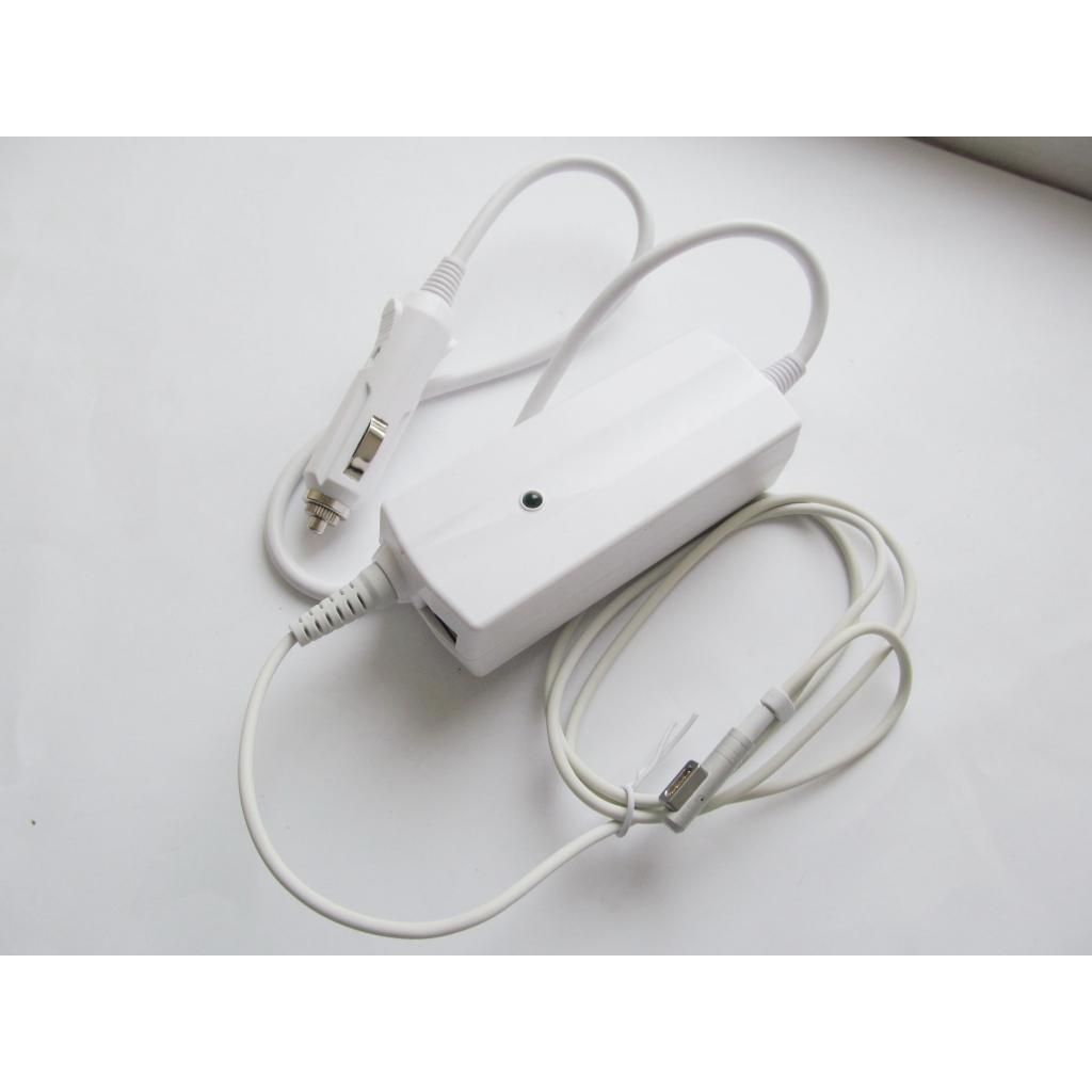 Блок живлення до ноутбуку AlSoft [car 12В-24В] Apple 85W 18.5V, 4.6A, MagSafe + 2*USB (A40291) - зображення 1