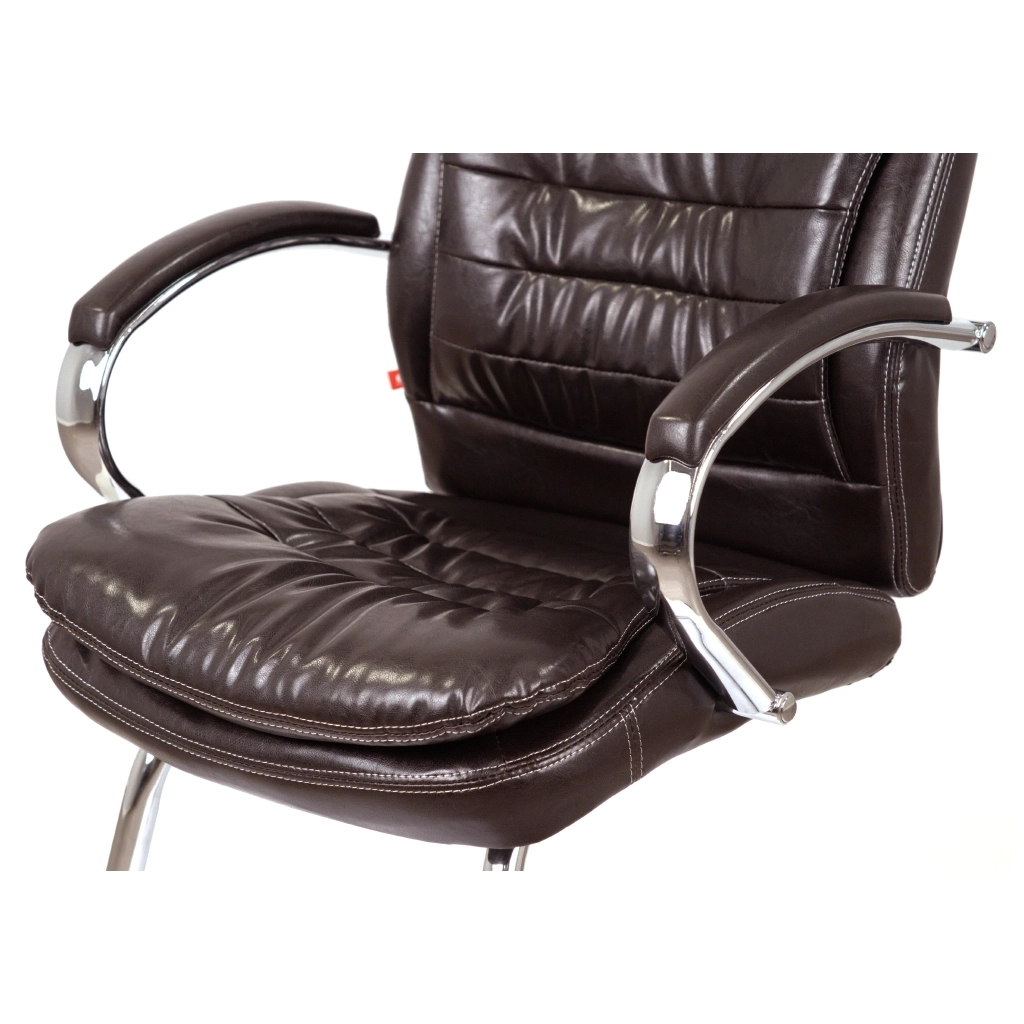 Офісне крісло Аклас Валенсія CF (XY-7004G-1) Коричневе (00161483) - зображення 6