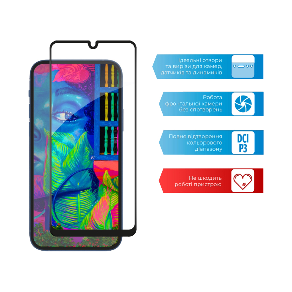Скло захисне ACCLAB Full Glue Samsung M22 (1283126517518) - зображення 4