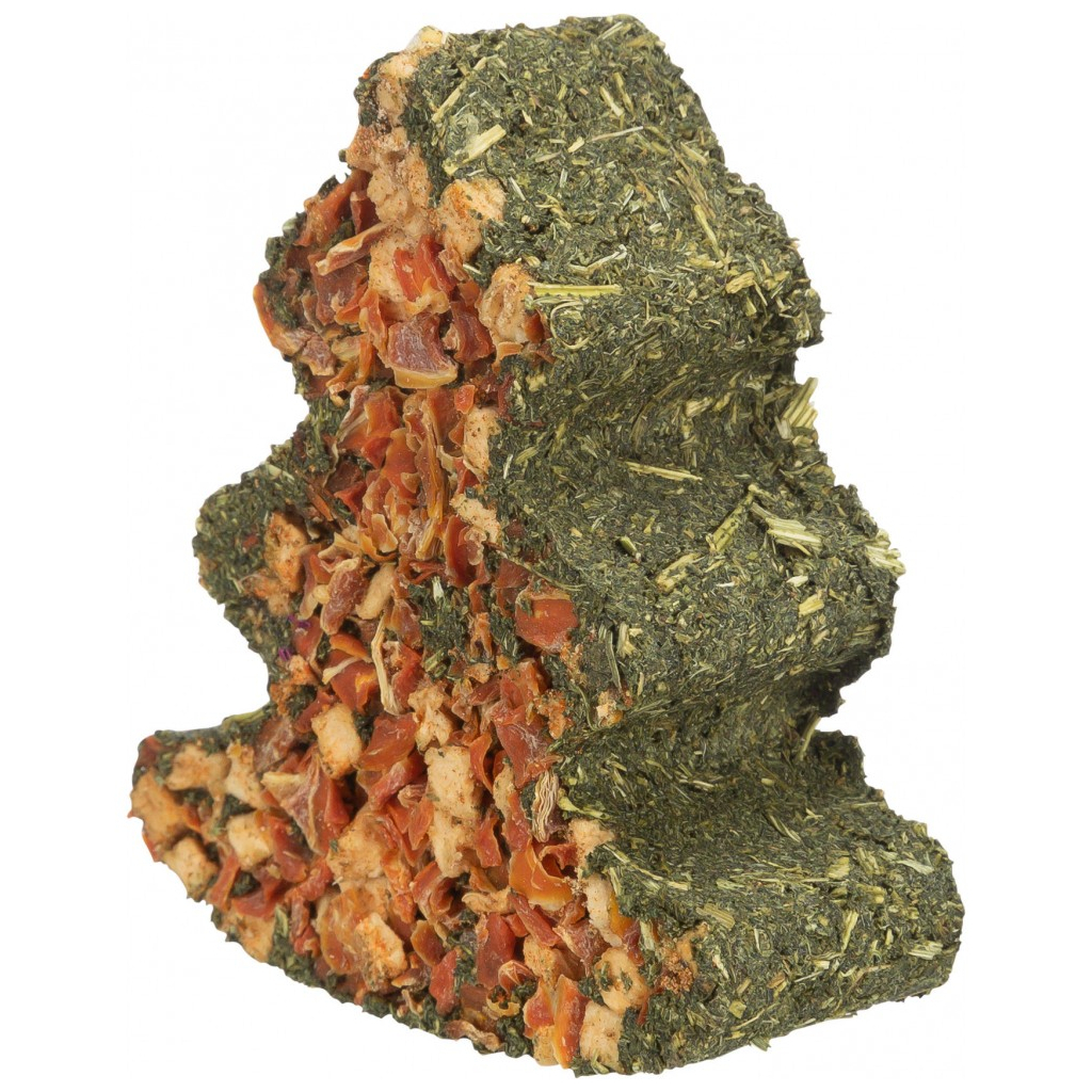 Ласощі для гризунів Trixie Різдвяна "Ялинка" морква, квіти, петрушка 90 г (4011905927824) - зображення 4