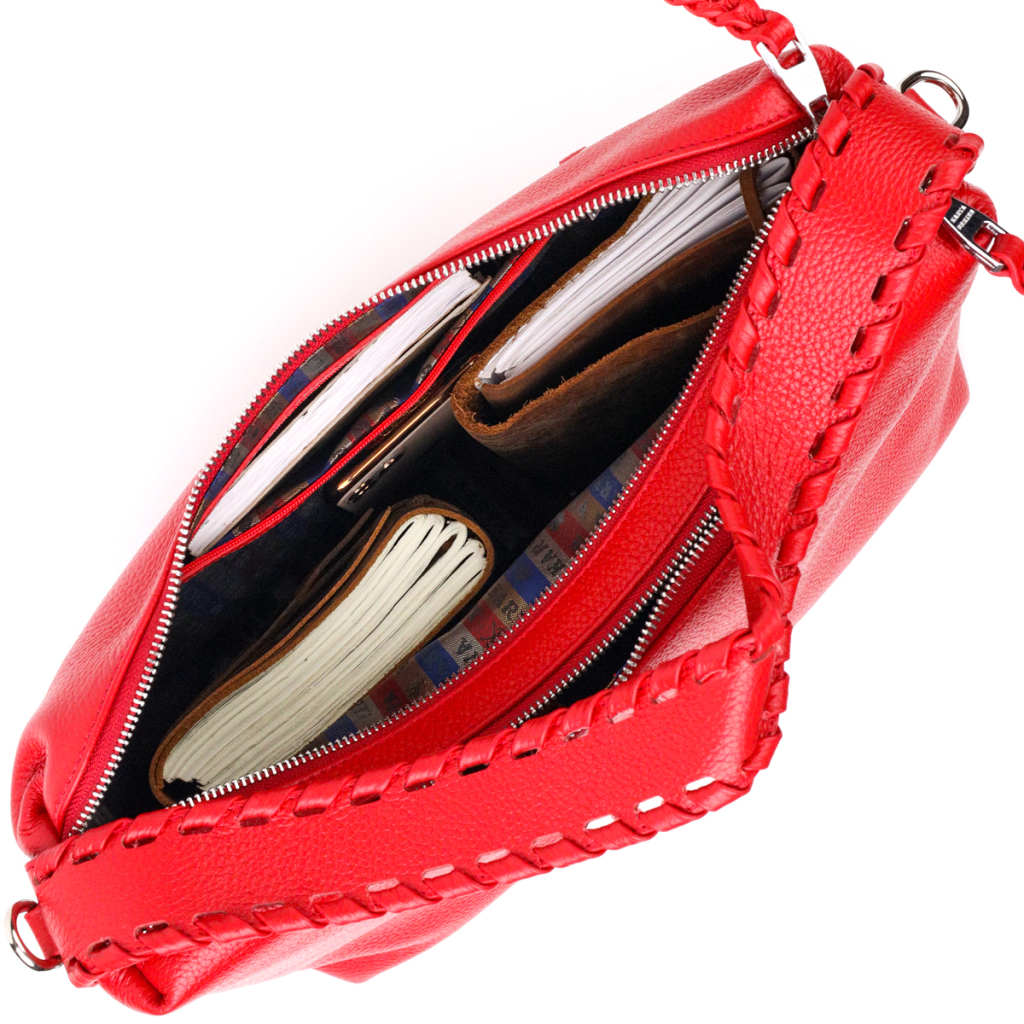 Сумка Karya Шкіряна Червона (20849) - зображення 7