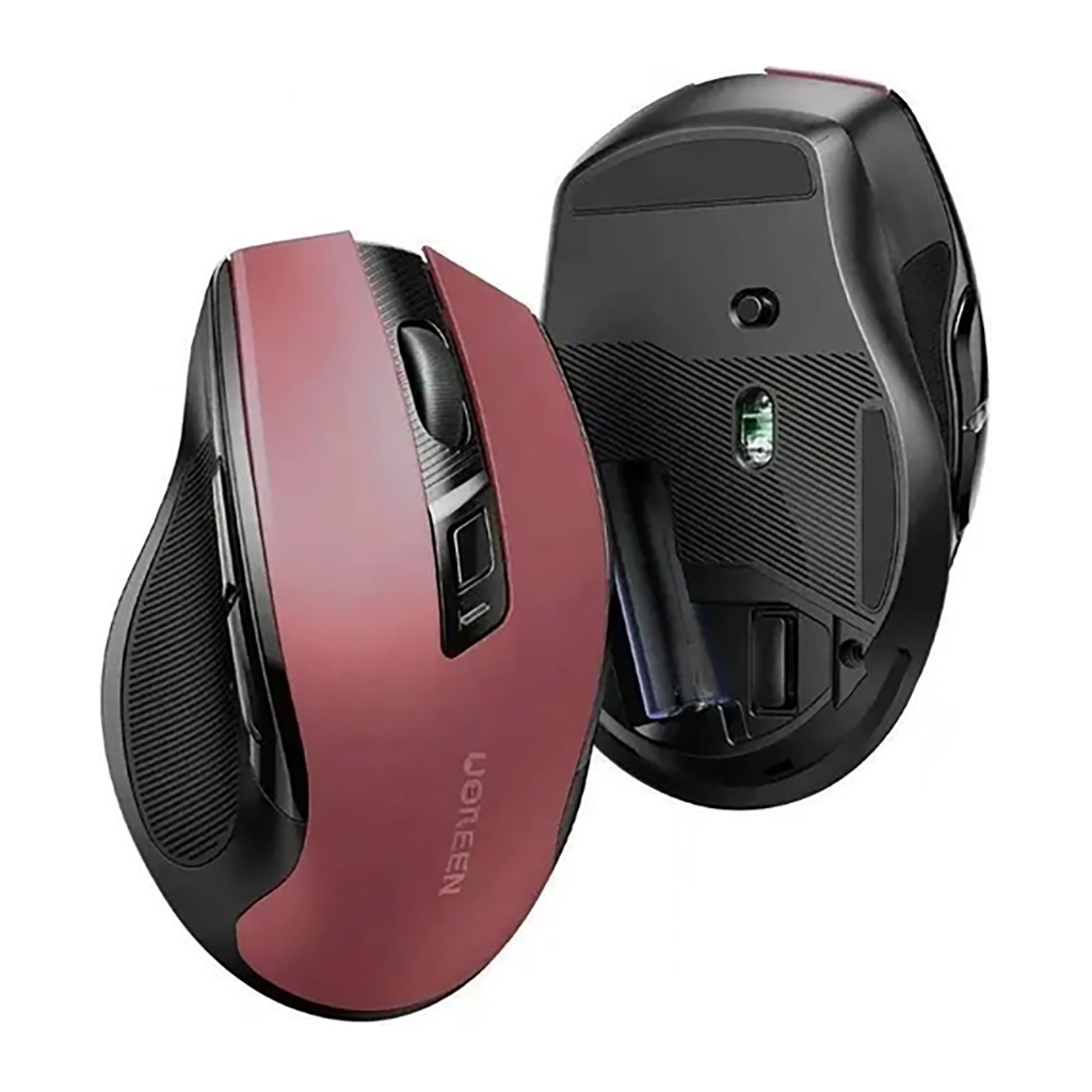 Мишка Ugreen MU006 Ergonomic Wireless Red/Black (25752) - зображення 4