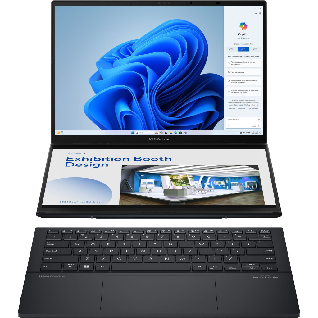 Ноутбук ASUS Zenbook 14 Duo OLED UX8406MA-QL048W (90NB12U1-M001S0) - зображення 1