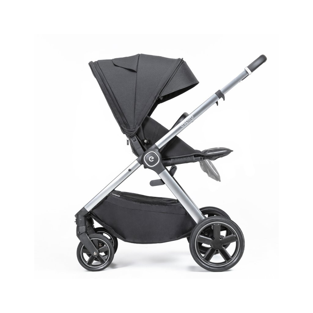 Коляска Espiro 2 в 1 Only New 110 Black Space чорна рама (5906724204234) - зображення 4