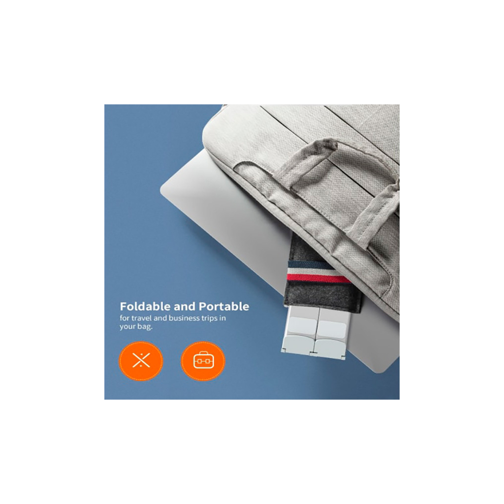 Підставка до ноутбука Vention Foldable 90-136mm Laptop up 15.6" stand silver (H055-SL) - зображення 5