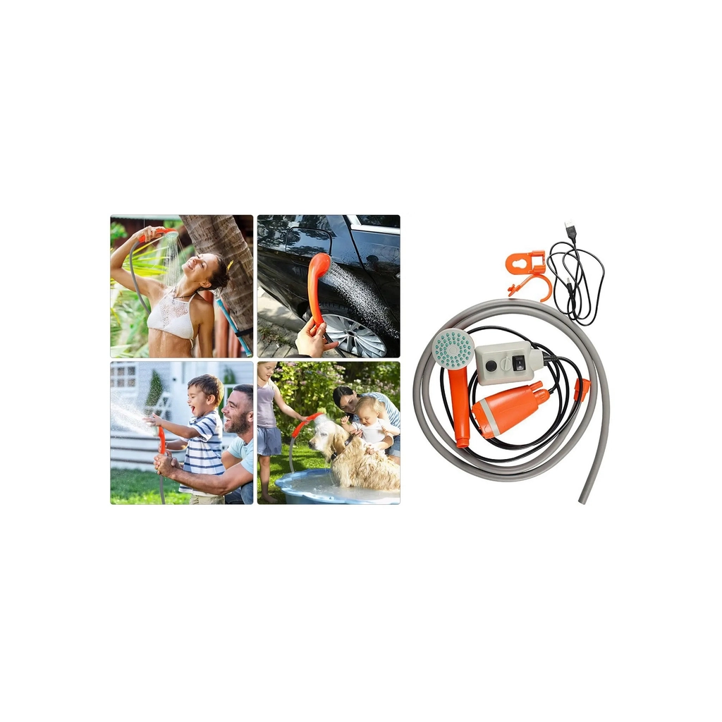 Душ портативний Poputchik на Li-ion акумуляторі 2200 мАч (960300-IS) - зображення 4