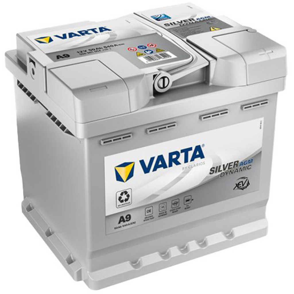 Акумулятор автомобільний Varta Silver Dynamic AGM 50Ah Ев (-/+) (550901054) - зображення 1