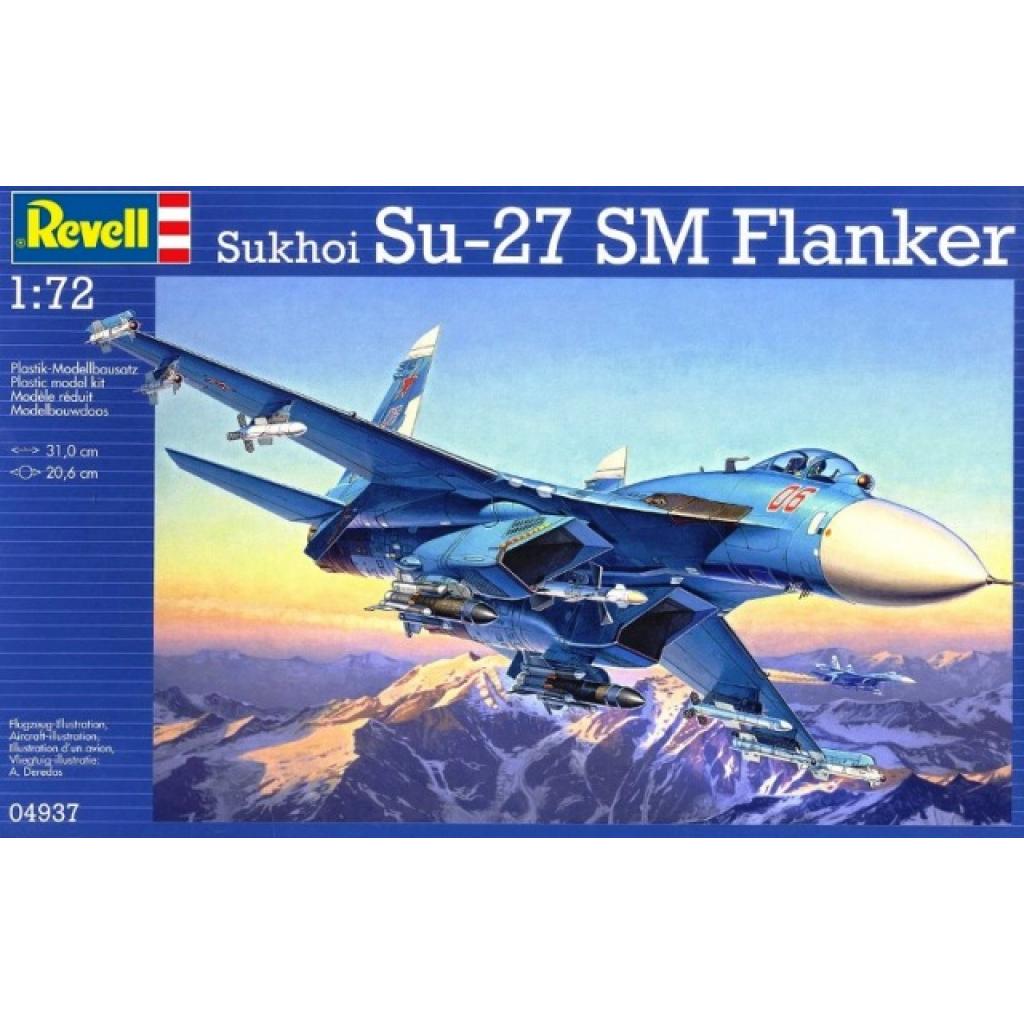 Збірна модель Revell Багатоцільовий винищувач Sukhoi Su-27SM 1:72 (4937) - зображення 1
