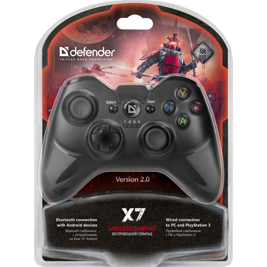 Геймпад Defender X7 USB Bluetooth Li-Ion PS3/PC/Android (64269) - зображення 10