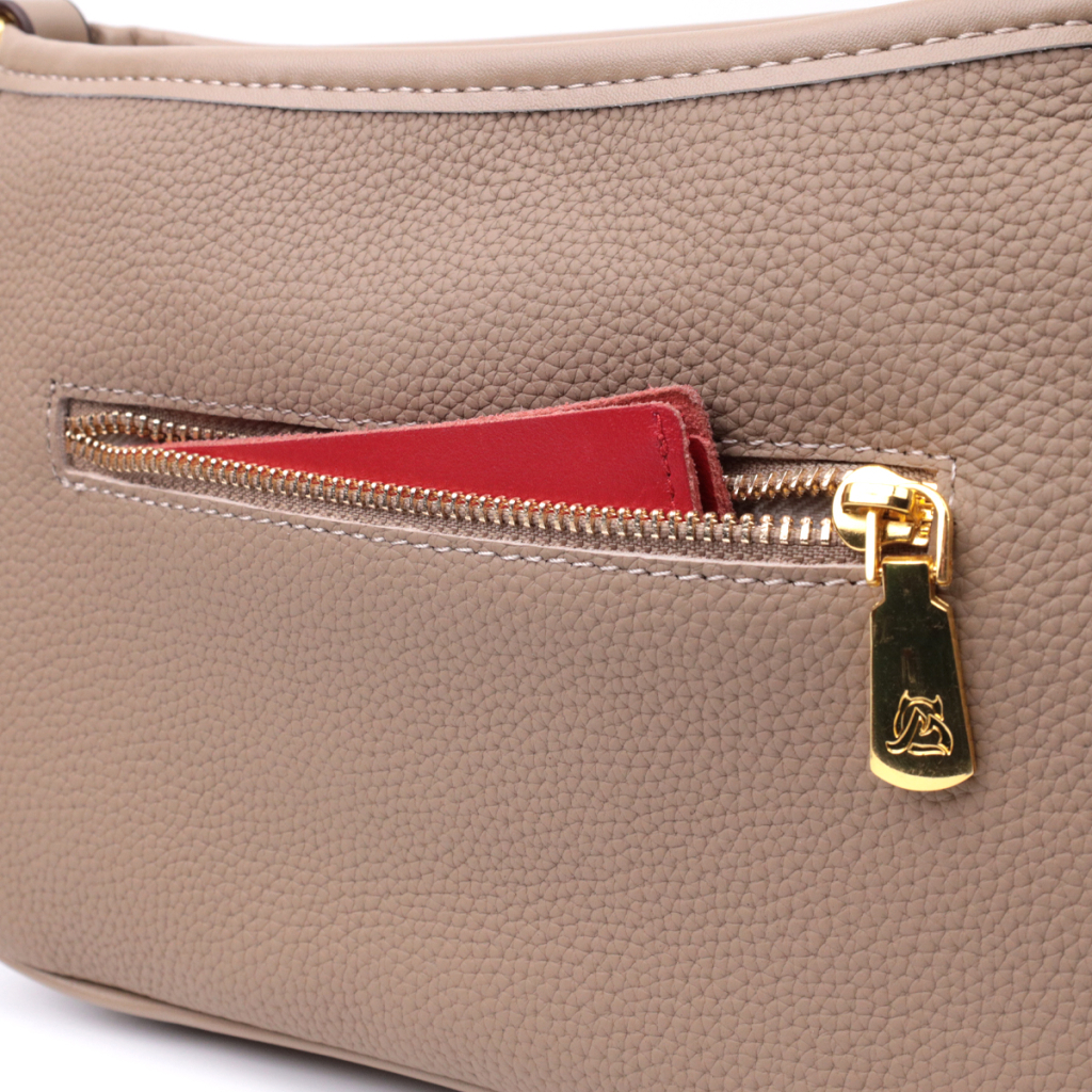 Сумка Vintage Жіноча з двома ручками із натуральної шкіри Бежева (22632) - зображення 9