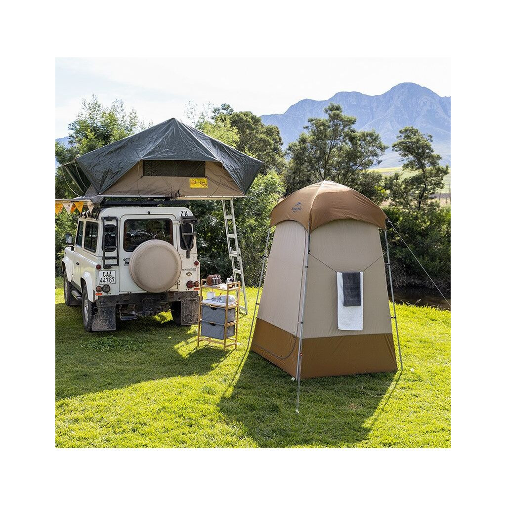 Намет Naturehike NH21ZP005 (душ/туалет) Коричневий (6927595779088) - зображення 2