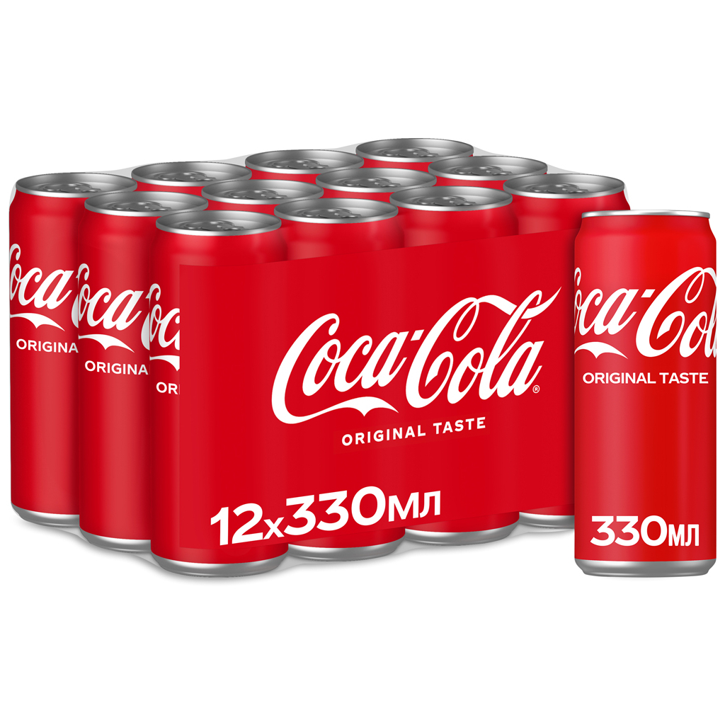 Напій Coca-Cola Безалкогольний сильногазований 330 мл (5449000000996) - зображення 2