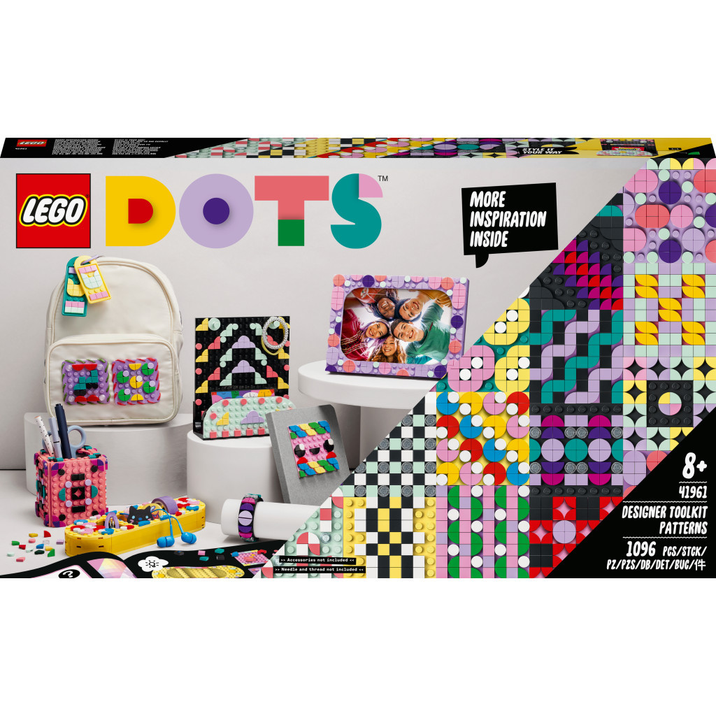 Конструктор LEGO DOTS Дизайнерський набір - Візерунки 1096 деталей (41961) - зображення 1