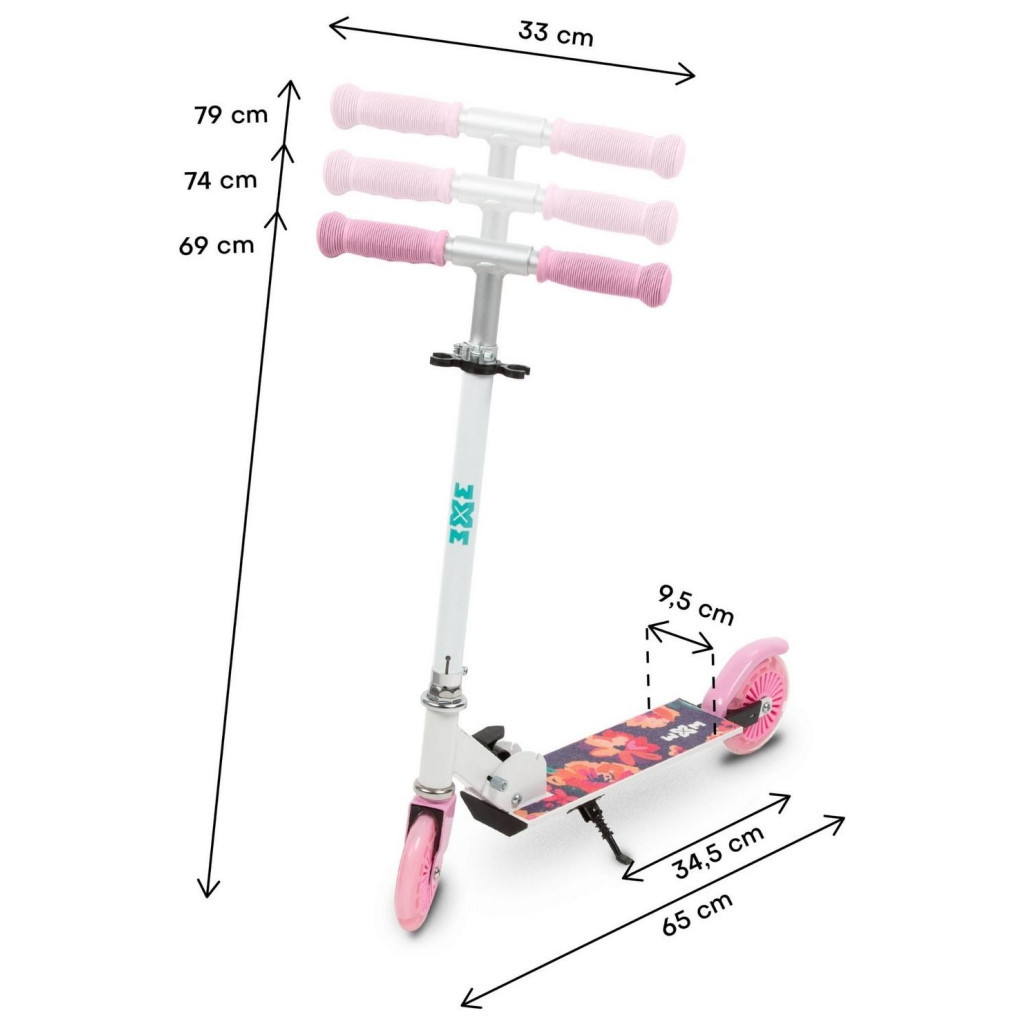 Самокат Kidwell WXM Skipo Floral 120 mm (HSSKIA01) - зображення 9