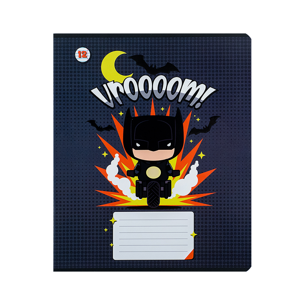 Зошит Kite DC Comics 12 аркушів, лінія (DC24-234) - зображення 12