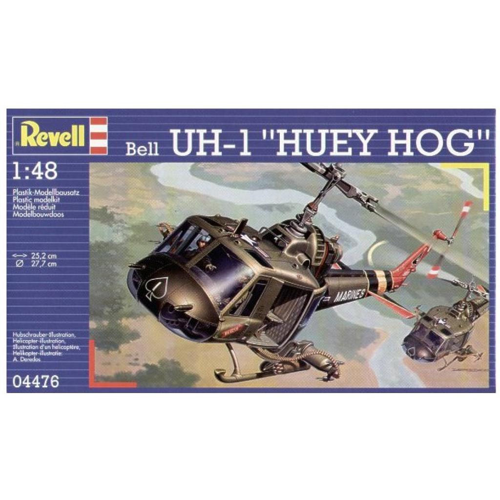 Збірна модель Revell Вертоліт Bell UH-1C/B Huey Hog 1:48 (4476) - изображение 1