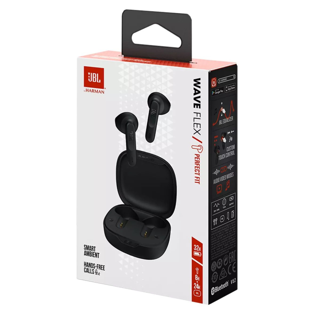 Навушники JBL Wave Flex TWS Black (JBLWFLEXBLK) - зображення 10