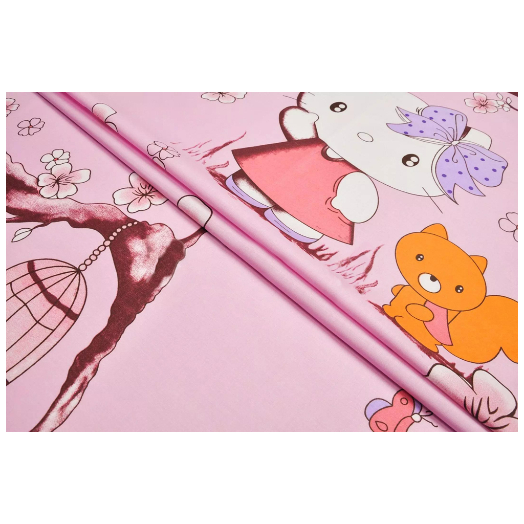 Постільна білизна MirSon Бязь Premium 17-0368 Hello Kitty Односпальна (2200002666992) - изображение 2