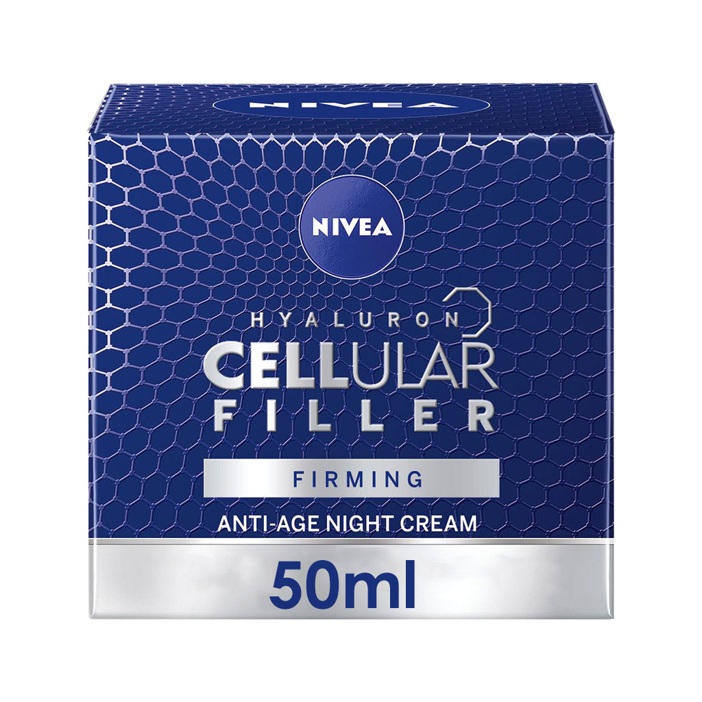 Крем для обличчя Nivea Hyaluron Cellular Нічний з гіалуроновою кислотою 50 мл (4005900134271) - изображение 1