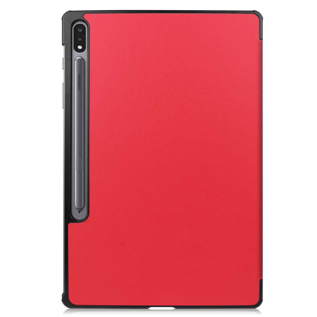Чохол до планшета BeCover Smart Case Samsung Tab S9 Plus (SM-X810/SM-X816)/S9 FE Plus (SM-X610/SM-X616) 12.4" Red (710325) - зображення 4