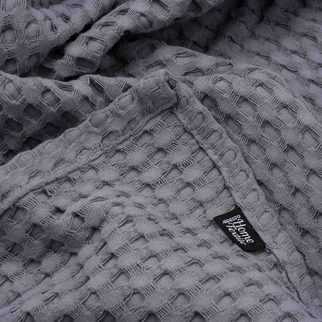 Плед Ardesto Pique 100% бавовна сірий 220х230 см (ART0822PG) - зображення 8