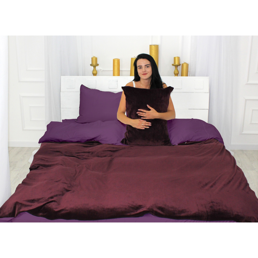 Постільна білизна MirSon Велюр Winter Delicate 28-0063 Justicia King Size (2200004034812) - зображення 1