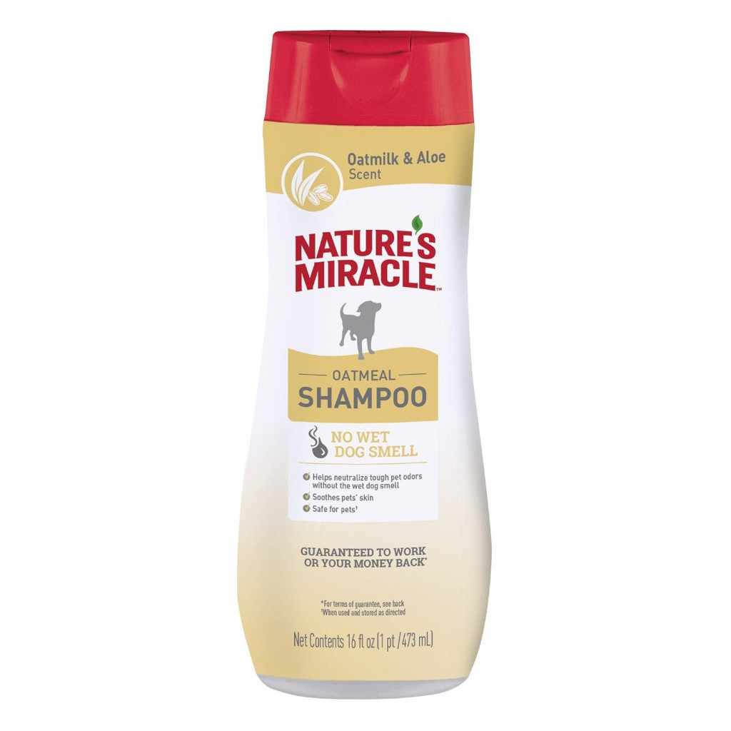 Шампунь для тварин 8in1 Nature's Miracle для собак з вівсяним молочком 473 мл (18065284129) - зображення 1