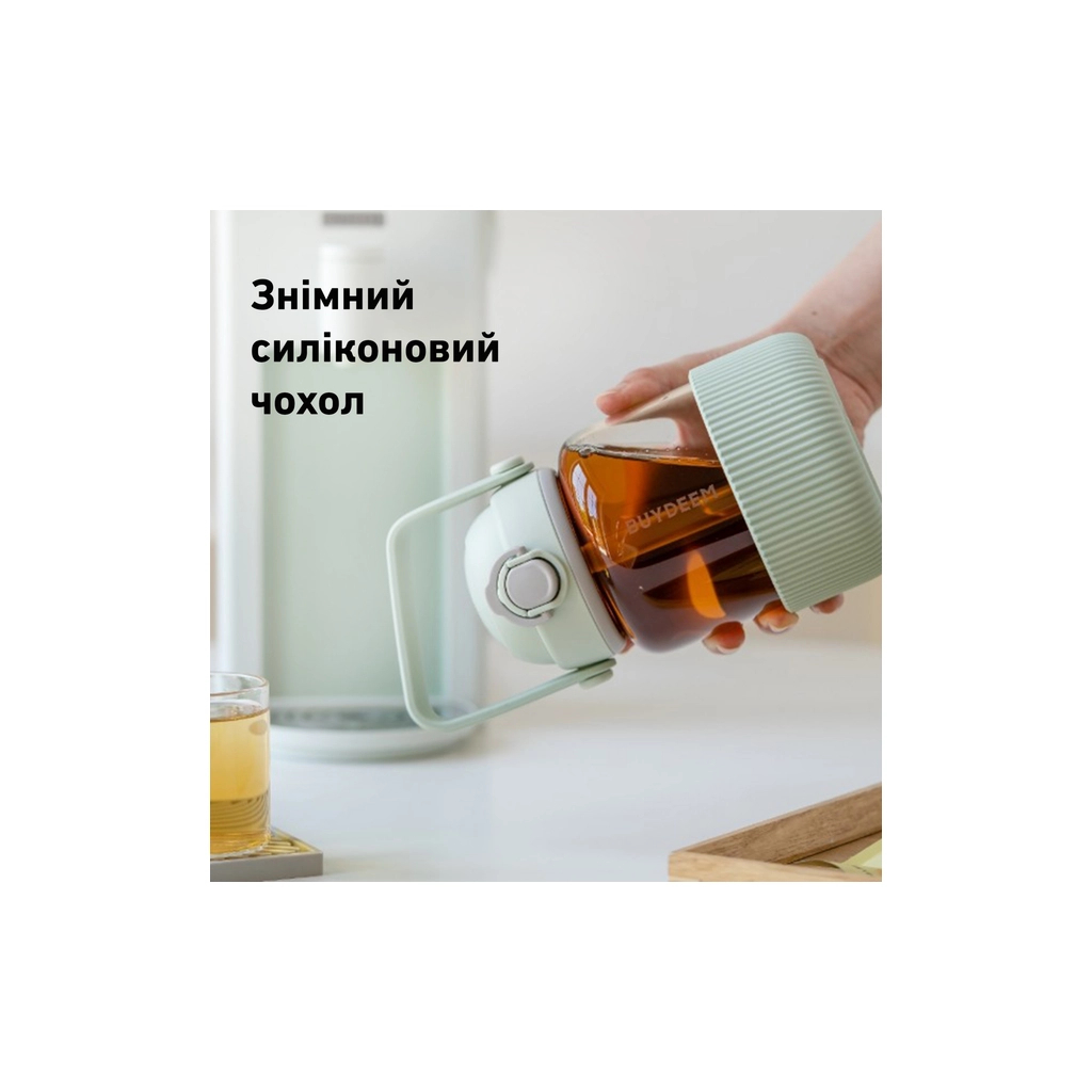 Пляшка для води Buydeem DG78 800 мл Cozy Greenish (DG78-CG) - зображення 5