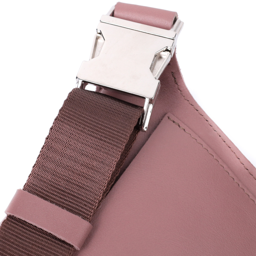 Сумка Grande Pelle Бананка з натуральної шкіри Бежева (22816) - зображення 6