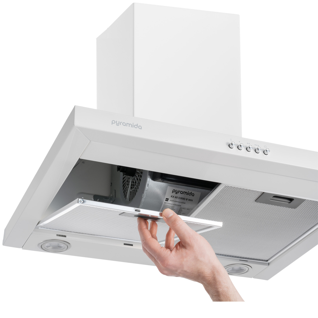 Витяжка кухонна Pyramida KX 60 (1000) B WH - зображення 5
