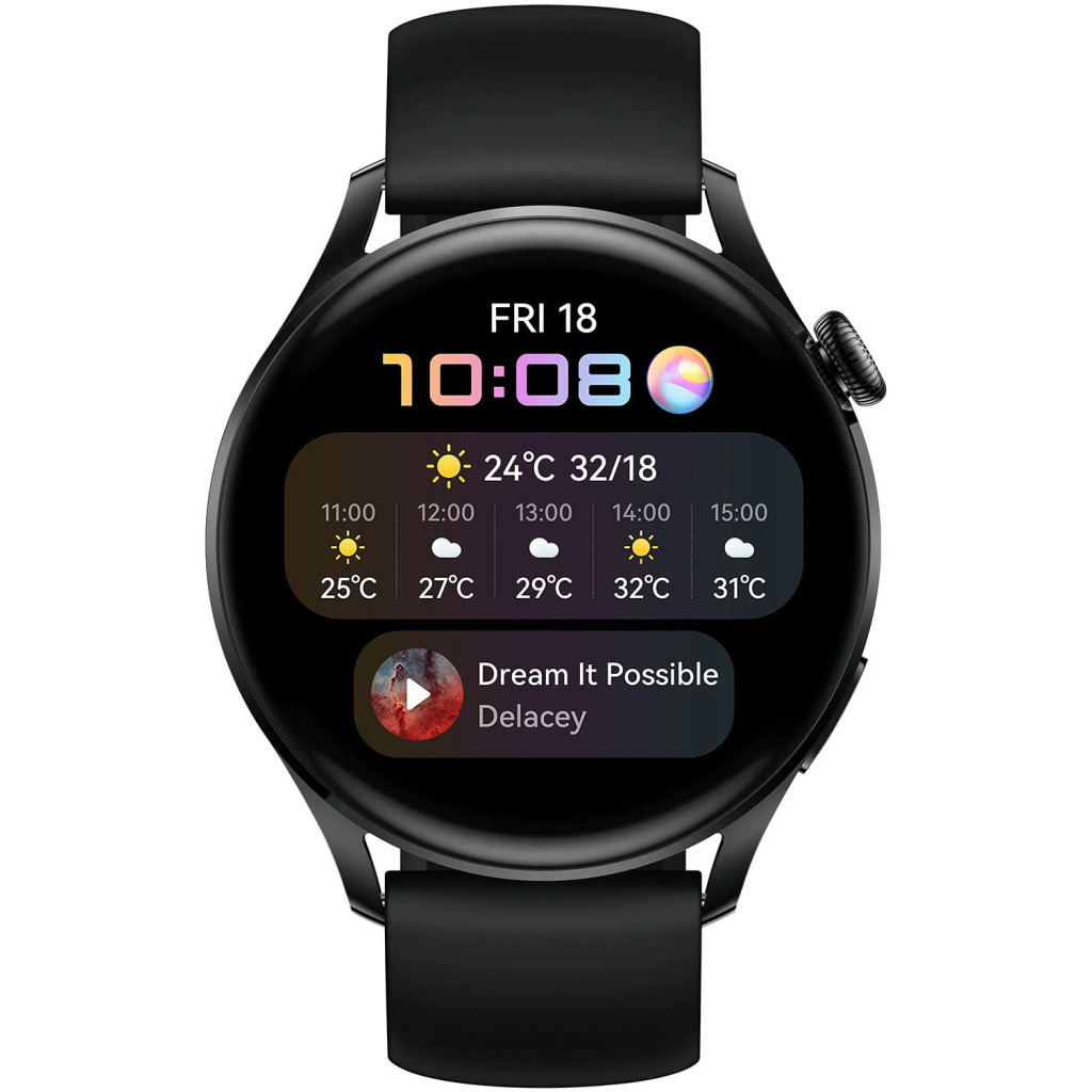Смарт-годинник Huawei Watch 3 Black (55026820) - зображення 2