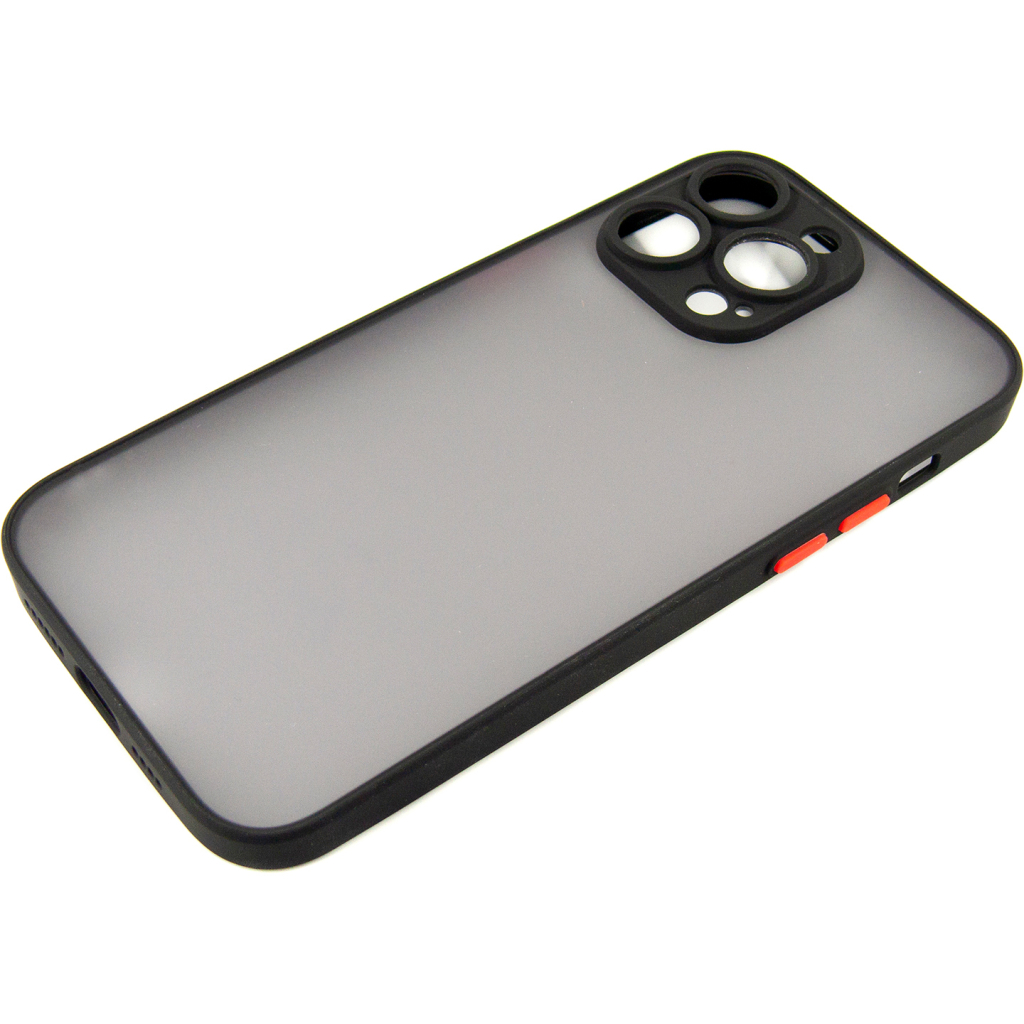 Чохол до мобільного телефона Dengos Matte iPhone 14 Pro Max (black) (DG-TPU-MATT-126) - зображення 4