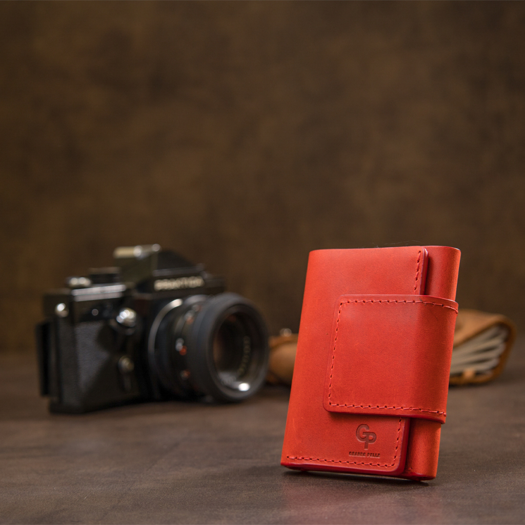 Портмоне Grande Pelle Матове вінтажне Червоне (11459) - зображення 9