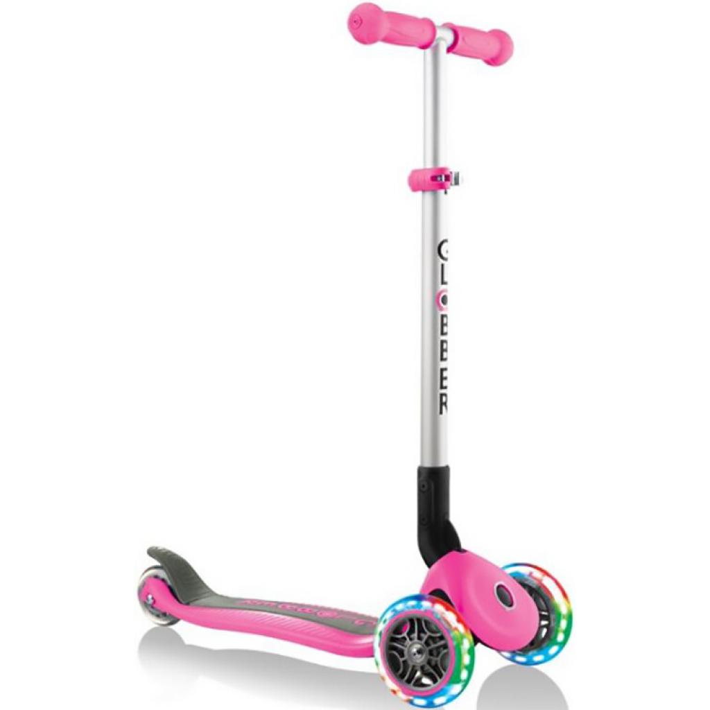 Самокат Globber Primo foldable lights рожевий з підсвічуванням (432-110-2) - зображення 5
