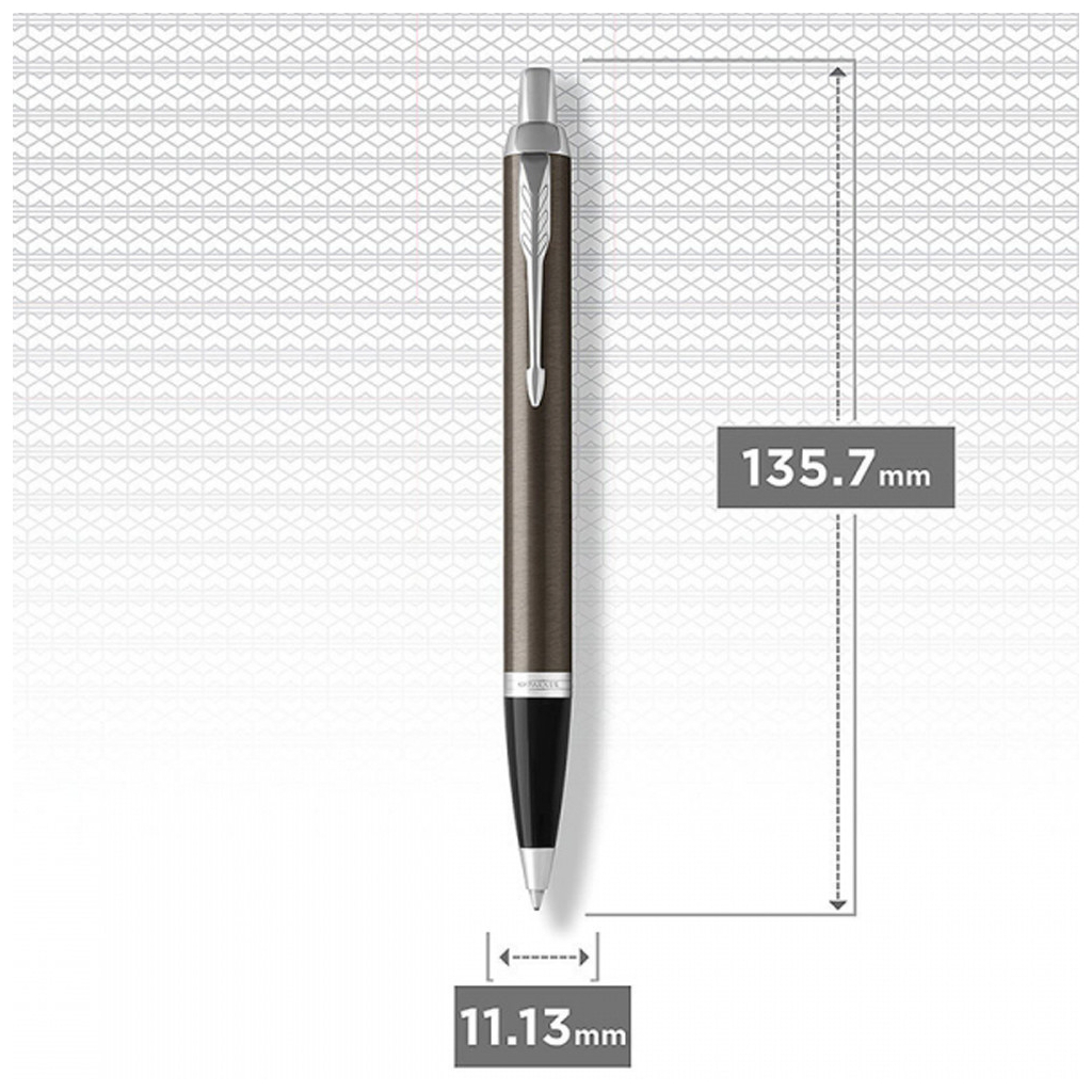 Ручка кулькова Parker IM 17 Dark Espresso CT BP блістер (22 336) - зображення 4