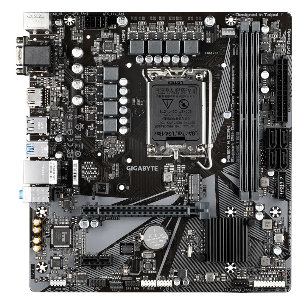 Материнська плата GIGABYTE H610M H DDR4 - зображення 2