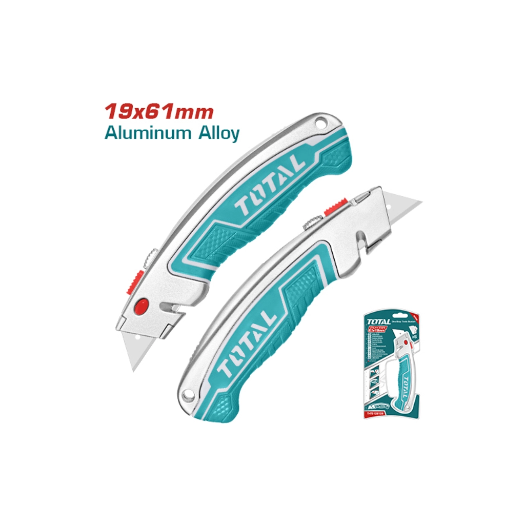 Ніж монтажний Total THT5126128 висувне лезо 61x19мм, довжина 180мм. (THT5126128) - зображення 2
