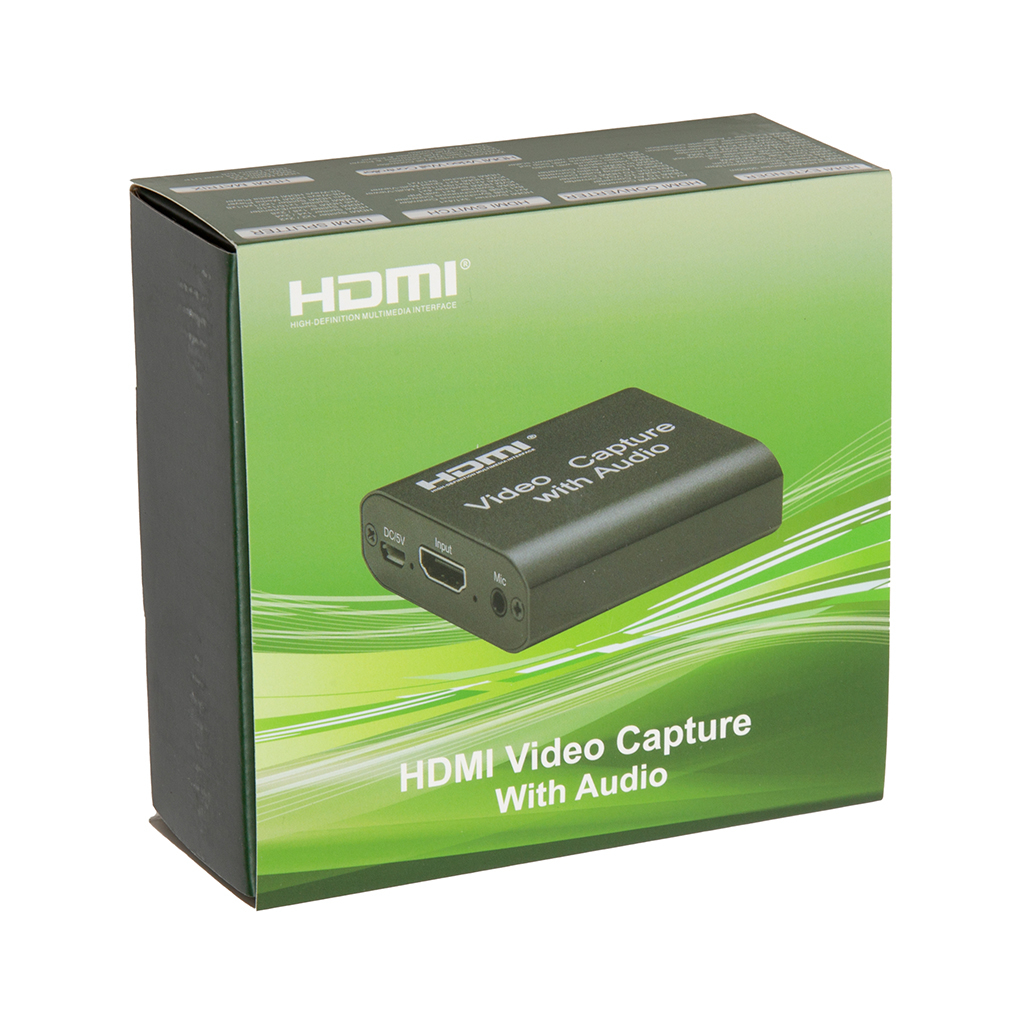 Пристрій захоплення відео PowerPlant HDVC4 HDMI Audio, 4k/30hz (CA914159) - изображение 3