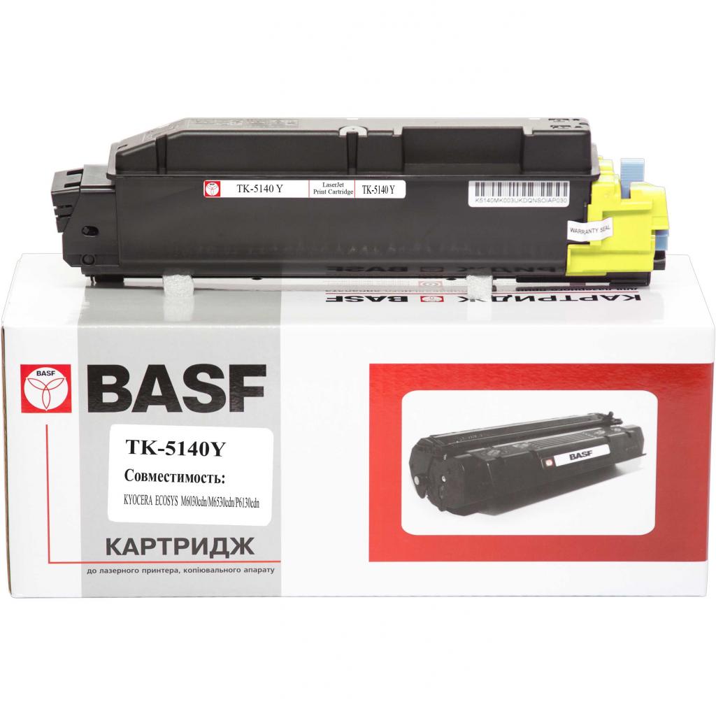 Тонер-картридж BASF Kyoсera TK-5140 Yellow, 1T02NRANL0 (KT-TK5140Y) - зображення 1