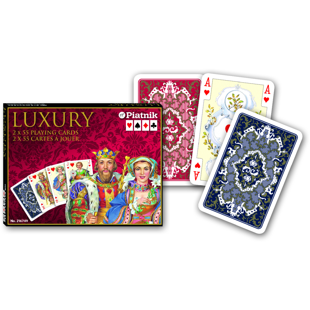 Гральні карти Piatnik Розкіш, 2 колоди х 55 карт (PT-216749) - зображення 1