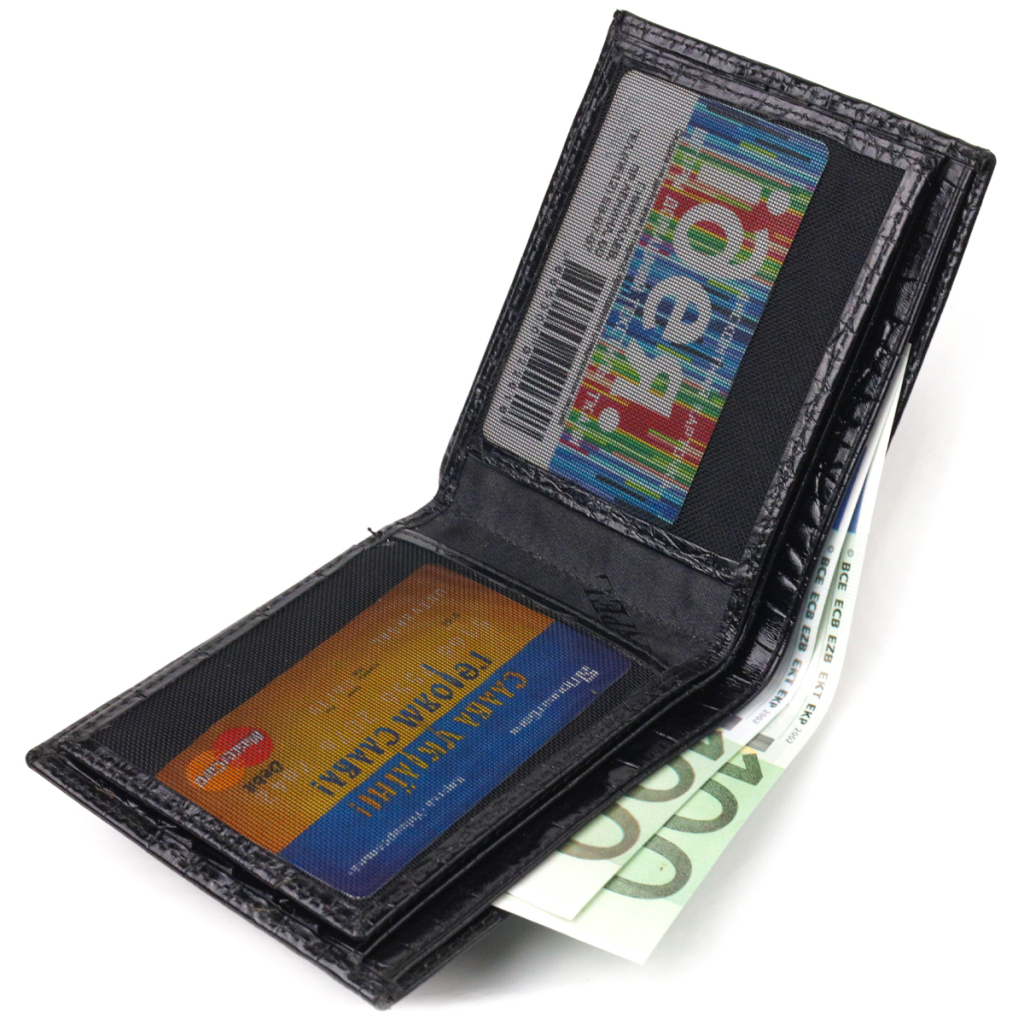 Гаманець Canpellini З натуральної шкіри Чорний (21582) - зображення 6