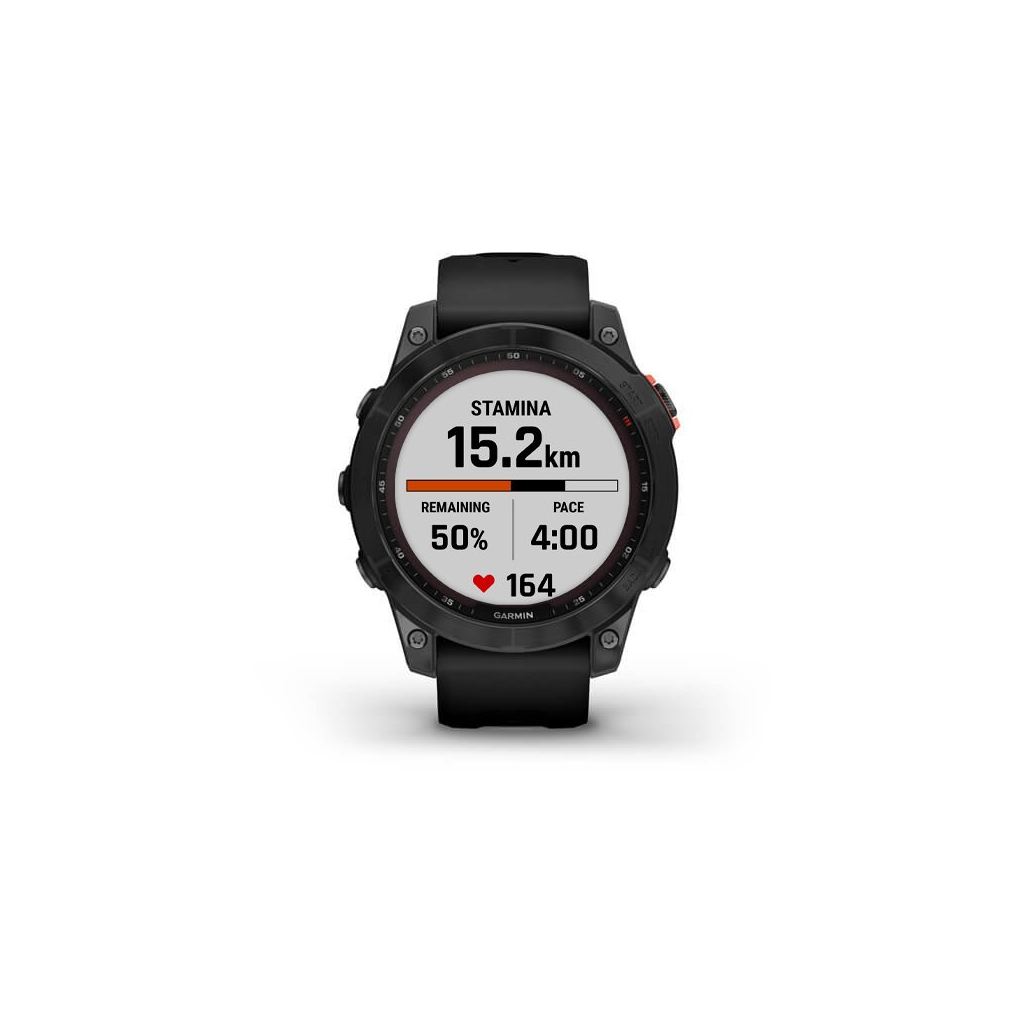 Смарт-годинник Garmin fenix 7 Solar, Slate Gray w/ Black Band, GPS (010-02540-11) - зображення 4