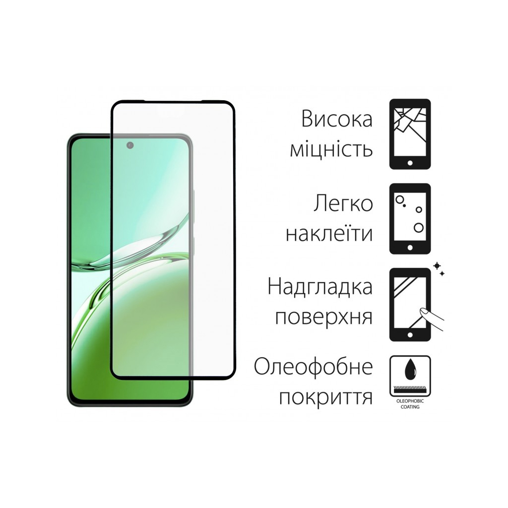 Чохол до мобільного телефона Dengos Oppo Reno 12 F/FS Soft + glass (Green) (DG-KM-115) - зображення 4
