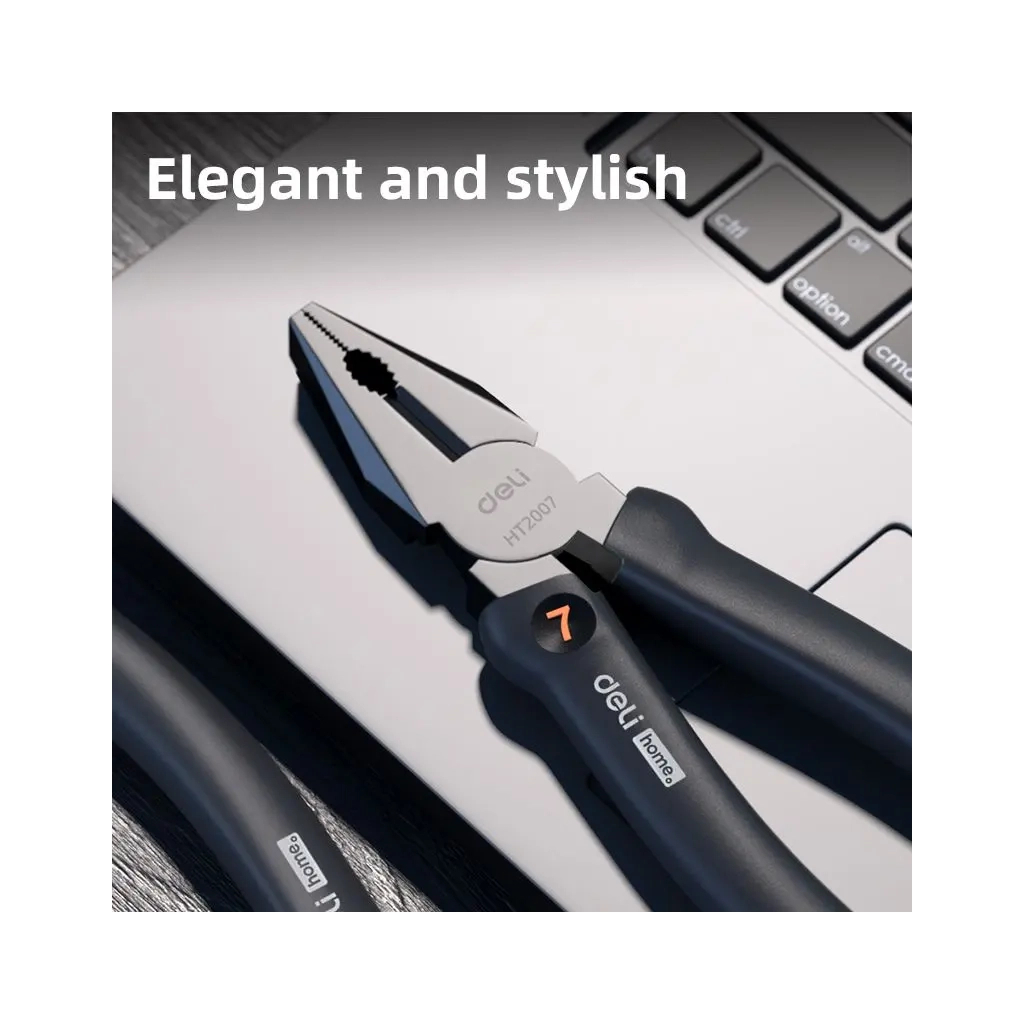 Плоскогубці Deli Home Series 180 мм (EHT2007) - зображення 3