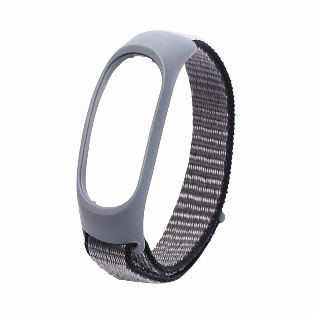 Ремінець до фітнес браслета XoKo Nylon для Xiaomi Mi Smart Band 5 Grey (XK-NLN5-GR) - зображення 1